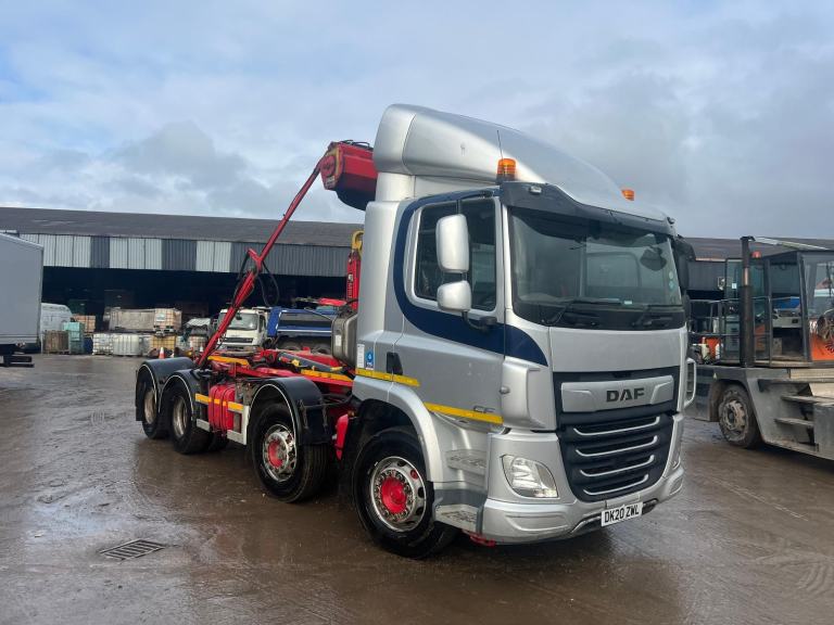 DAF TRUCKS CF410 8X4 MULTILIFT HOOKLOADER , JUST ARRIVED