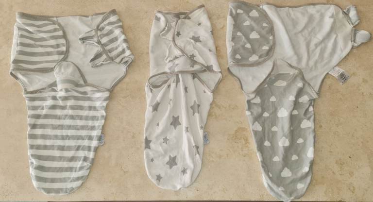 3-pack Swaddle Blanket 0-3 Months, Little Seeds