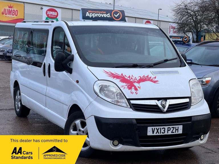 2013 Vauxhall Vivaro Vivaro 2900 Combi Cdti Semi-auto Swb Van Derived Car Diesel Automatic