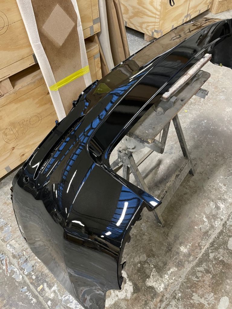 Mercedes GLC class rear bumper, obsidian black (197)