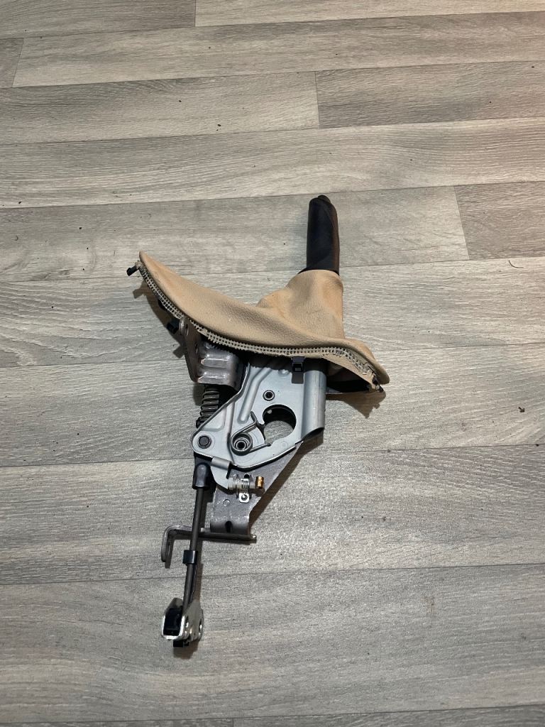 BMW 3 4 SERIES F30 F31 F32 F33 F34 F36 COMPLETE HAND BRAKE LEVER WITH GAITER TAN