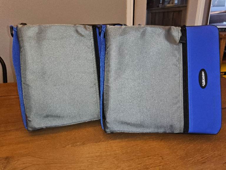 2 x 128CD/DVD Case Logic CD Wallets