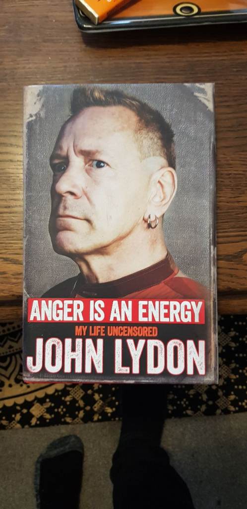 John Lydon 'Anger Is An Energy' Hardcover Book