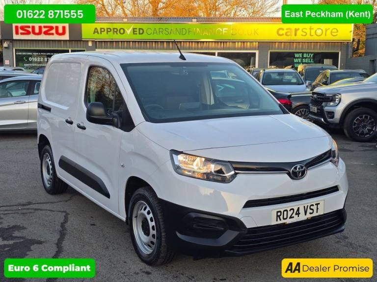 2024 Toyota ProAce White 1.5 BlueHDi Active Short Van, 14,999 miles, 1 owner, Euro 6 ULEZ, 6-S PA...