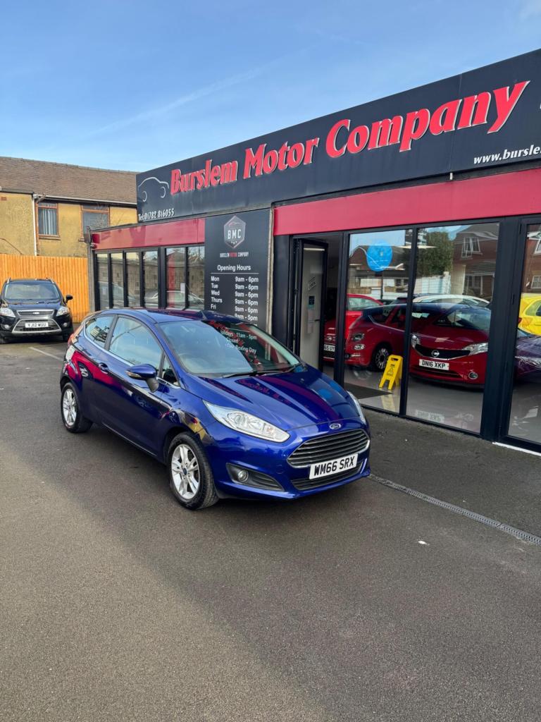 2016 Ford Fiesta 1.25 82 Zetec 3dr HATCHBACK PETROL Manual