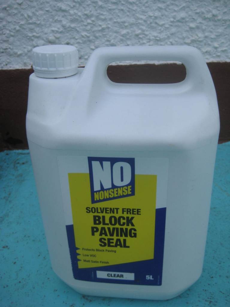 Brand New 5 Litre Container of No Nonsense Solvent Free Block Paving Seal for £10.00