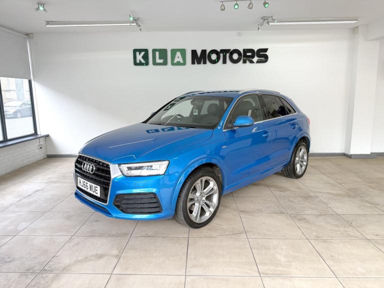 AUDI Q3 2.0 TDI S line Plus Quattro S Tronic Blue Auto Diesel 2016