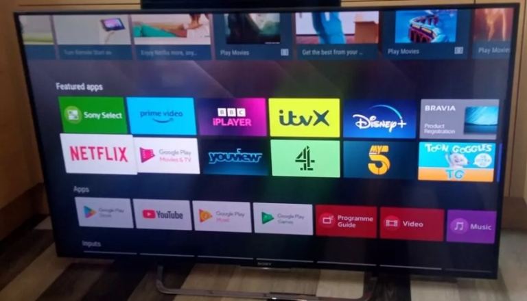 Sony 4K 55” smart tv 