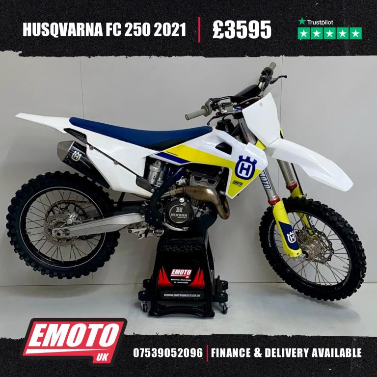 HUSQVARNA FC 250 2021 Motocross Bike 250cc @EmotoUK - Finance Available