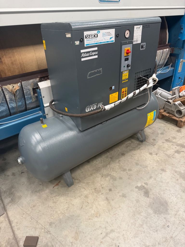 Atlas Copco GX5FF EP Rotary Screw Air Compressor with Dryer
