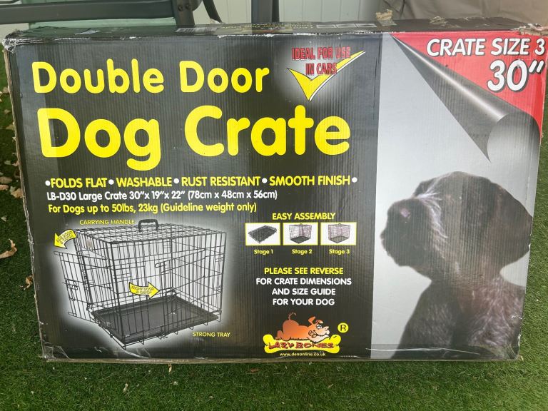 Lazy bones dog crate