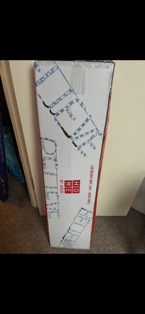 Big light up believe sign 