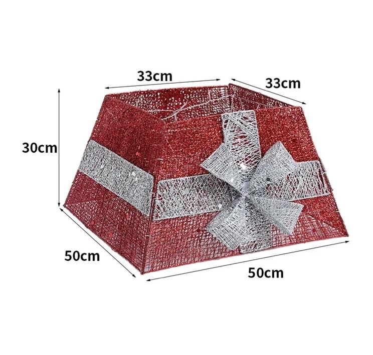 Pre-Lit Tree Skirt & Pre-Lit Hanging Basket £20 Both 