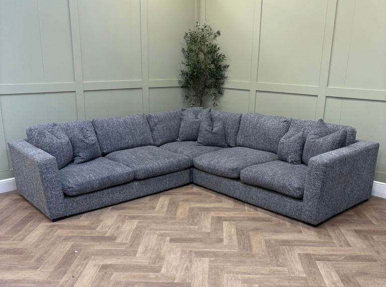 Charcoal - Sofa Workshop Dillon Large Corner Sofa – Delivery Available 
