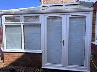 Stylish white uPVC Victorian conservatory 4m x 3.5m 