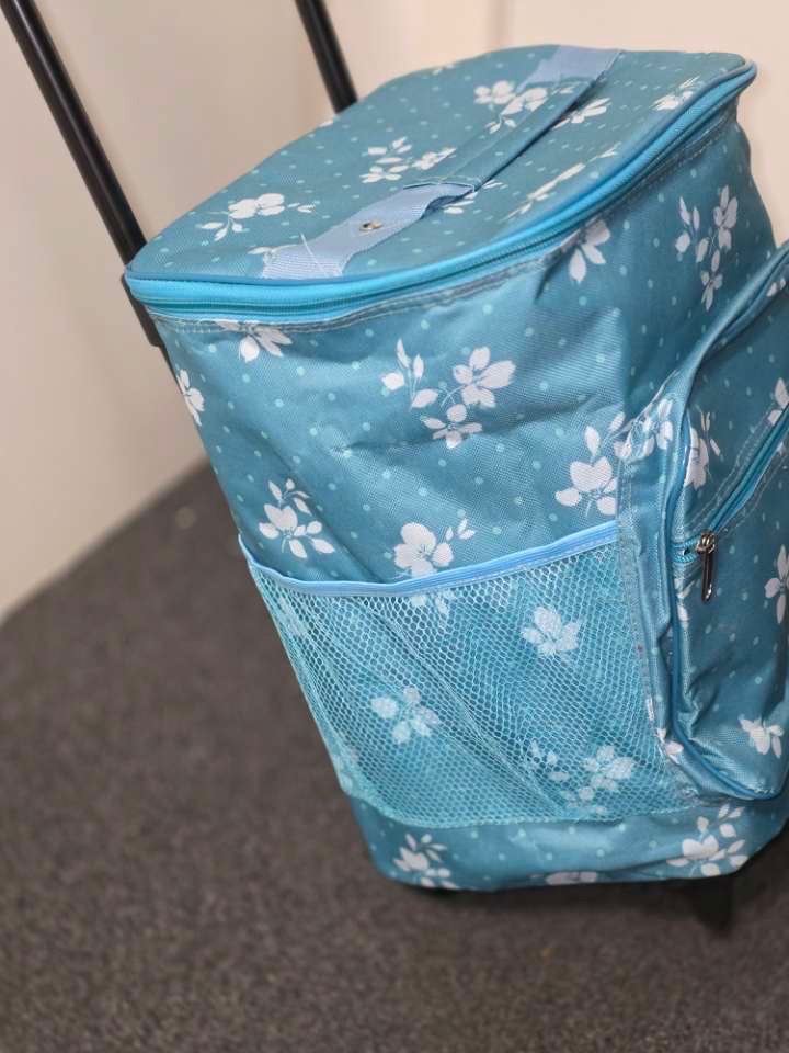 Cool bag pull along trolley