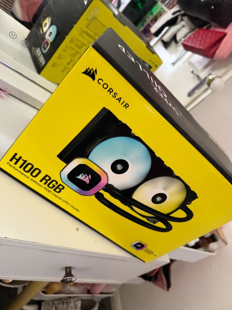Corsair H100 RGB Liquid CPU Cooler - Brand New