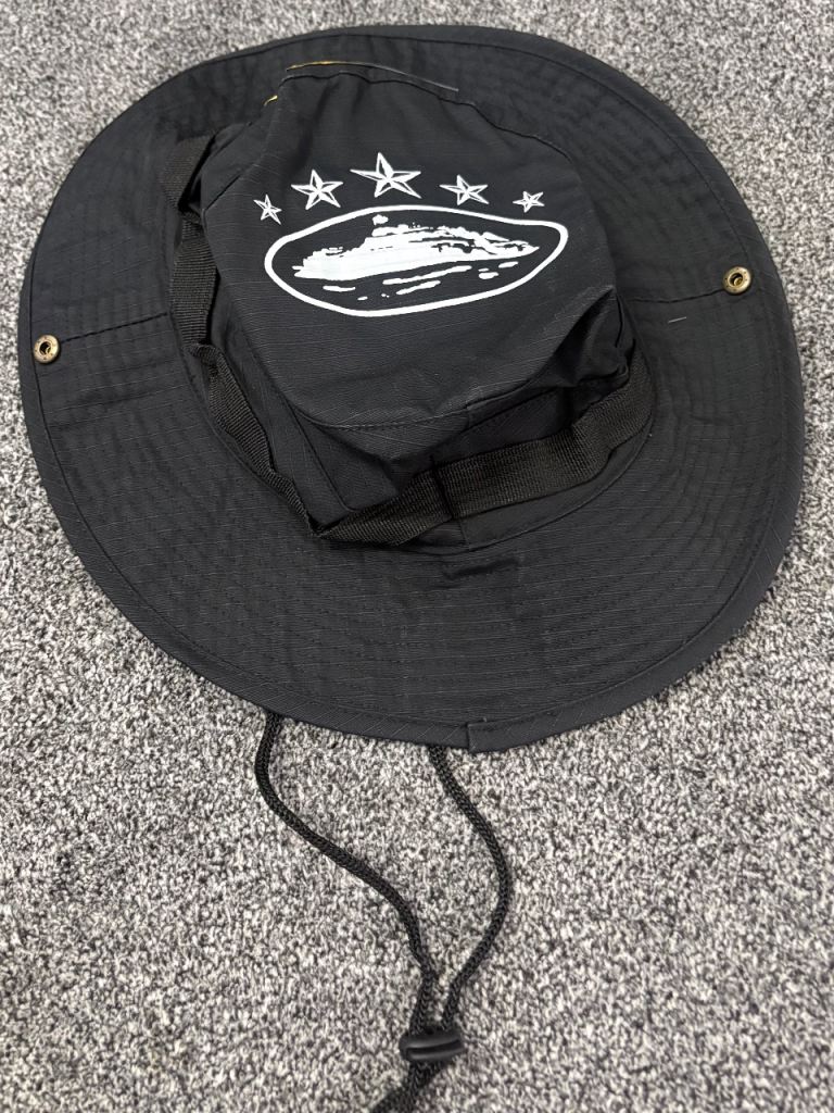 Corteiz 5 Starz Guerillaz Bucket Hat Black Size L