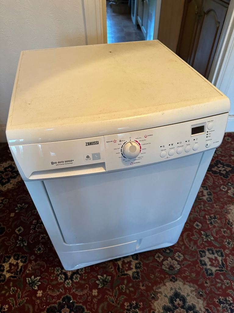 Zanussi ZDC68560W 8kg auto sense+ tumble dryer not working