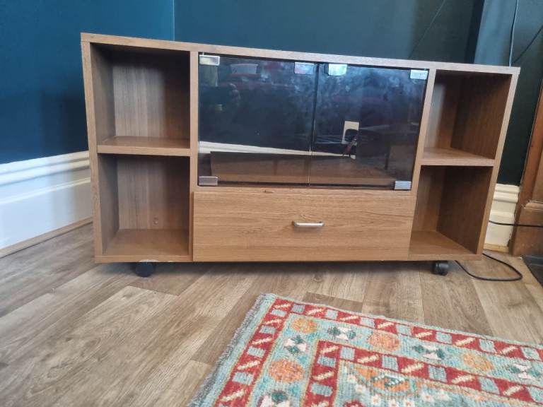 Vintage TV Stand with Storage