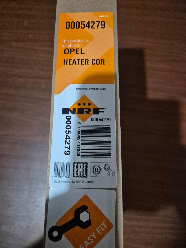 Heater matrix