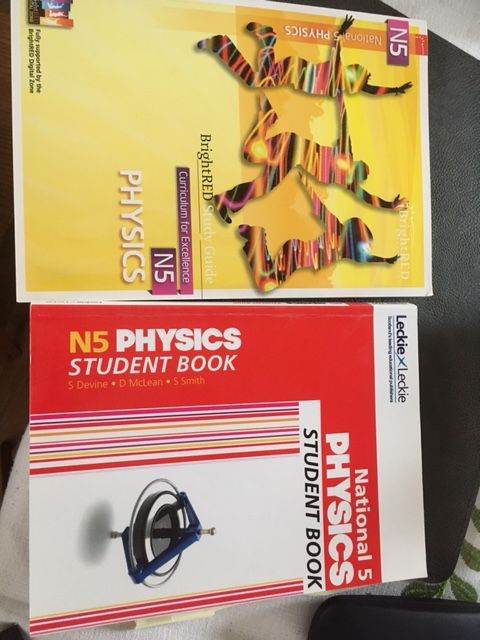 National 5 Physics Study Text Books