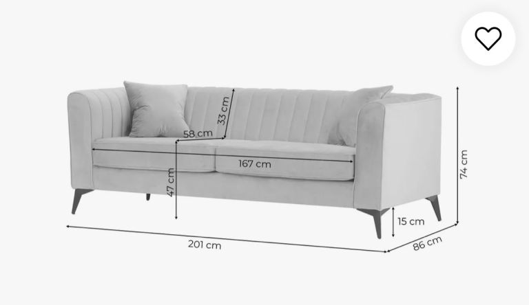 3-seater sofa & armchair 