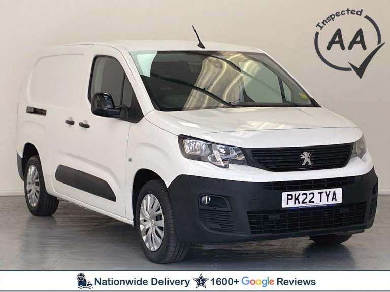 2022 Peugeot Partner Partner 1.5 BlueHDi 850 Professional Premium Long Crew Van LWB Euro 6 6dr PA...