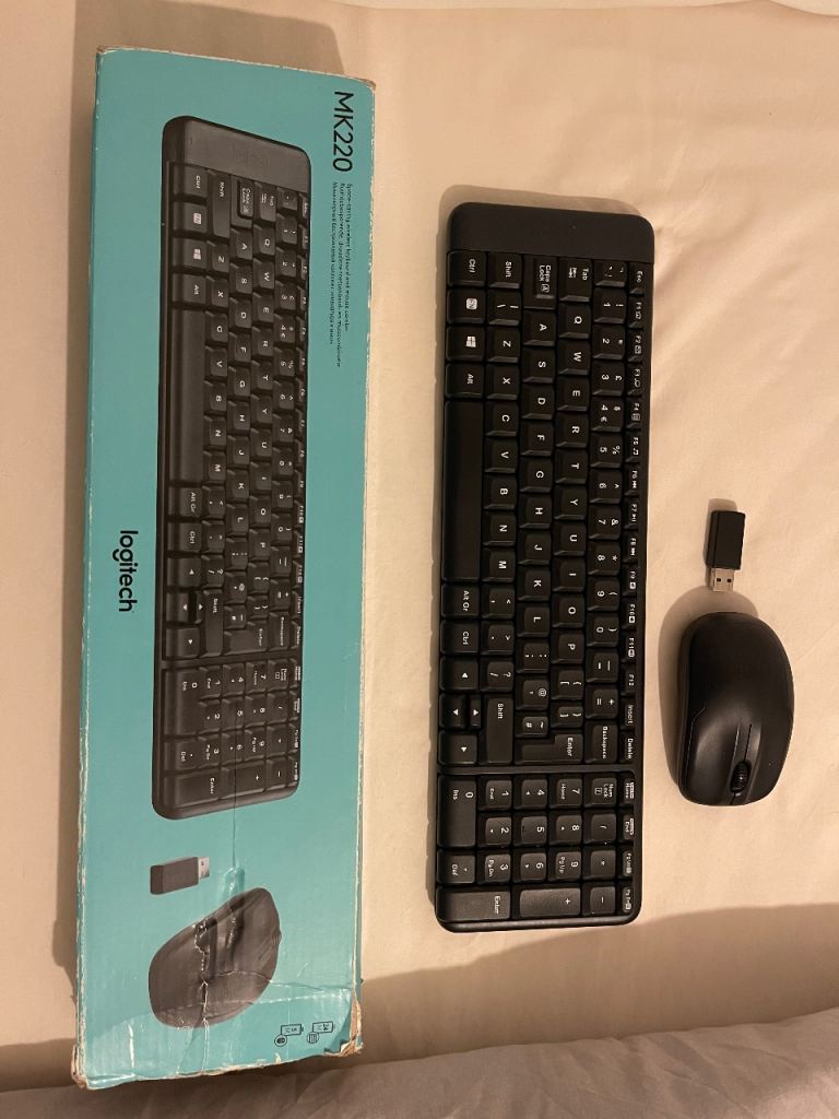 Logitech wireless keyboard and mouse