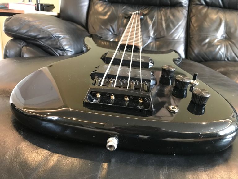 Westone Spectrum GT bass guitar 1986 - Black, Made in Japan, nice fast action!
