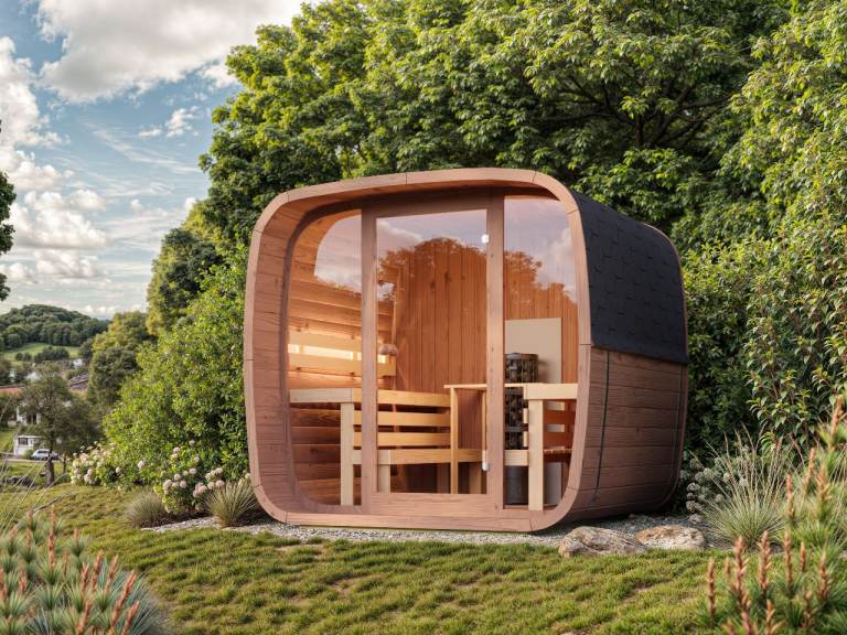 Barrel Sauna Cubus 3| 5m2 | 2.4 x 2.2m