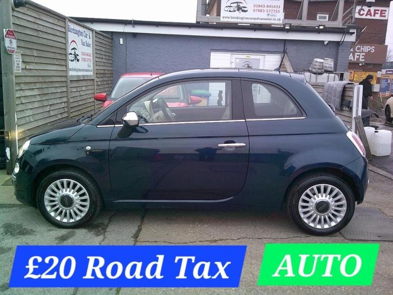 2013 Fiat 500 1.2CC LOUNGE Dualogic AUTOMATIC 75681 MILES HPI CLEAR NOT CAT S OR N VGC   HATCHBAC...