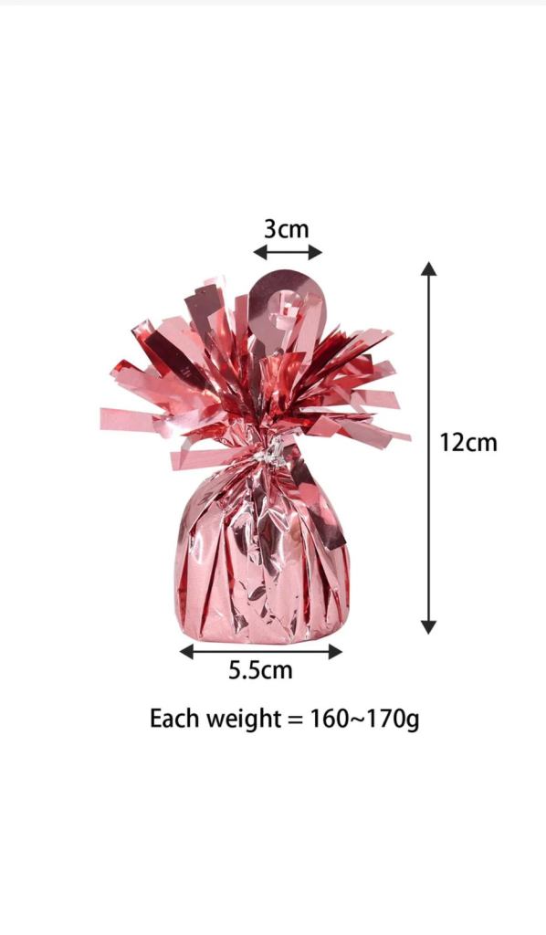 Foil balloons weights brand new 
