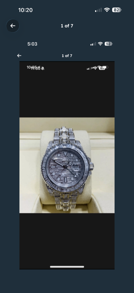 Rolex gmt master 2 fully iced