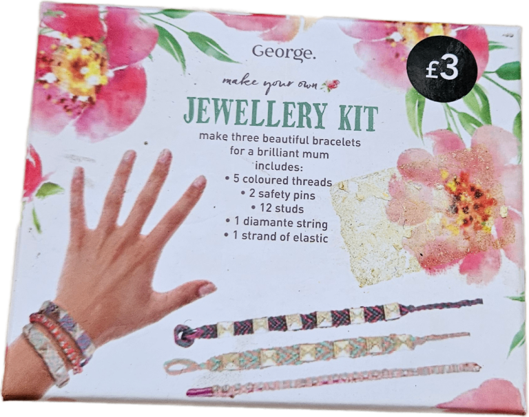 Brand New George Jewellery Kit - Make 3 Bracelets