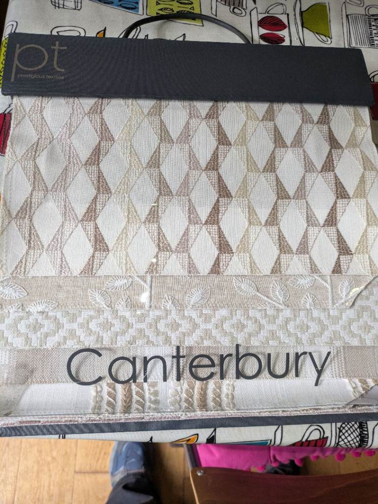 Fabric Sample book - Prestigious Textiles - Embroidered samples for crafting/ quilting 