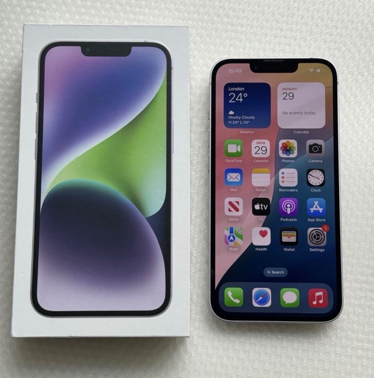 iPhone 14 256GB – Purple, As Good As New