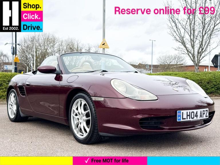 2004 Porsche Boxster 2.7 986 Convertible 2dr Petrol Manual (233 g/km, 228 bhp) CONVERTIBLE Petrol...