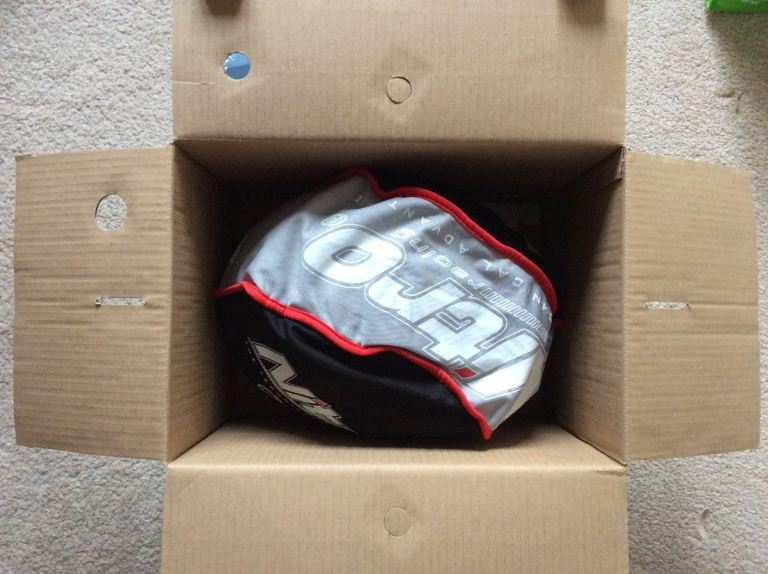 2 x motorbike helmets - Nitro Akido fibreglass helmet XS & MT Revenge Evo S