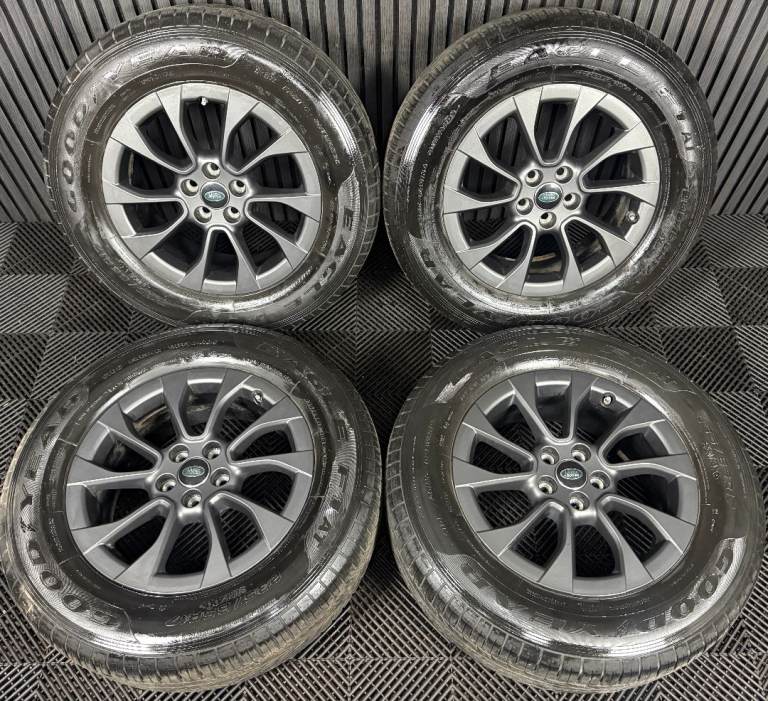 17'' GENUINE RANGE ROVER EVOQUE GREY LAND DISCOVERY SPORT ALLOY WHEELS TYRES