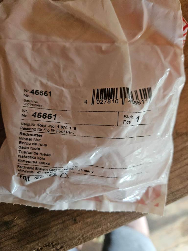 ​Land Rover OE / Ford Compatible Wheel Nut - Brand New (Febi Bilstein 46661)