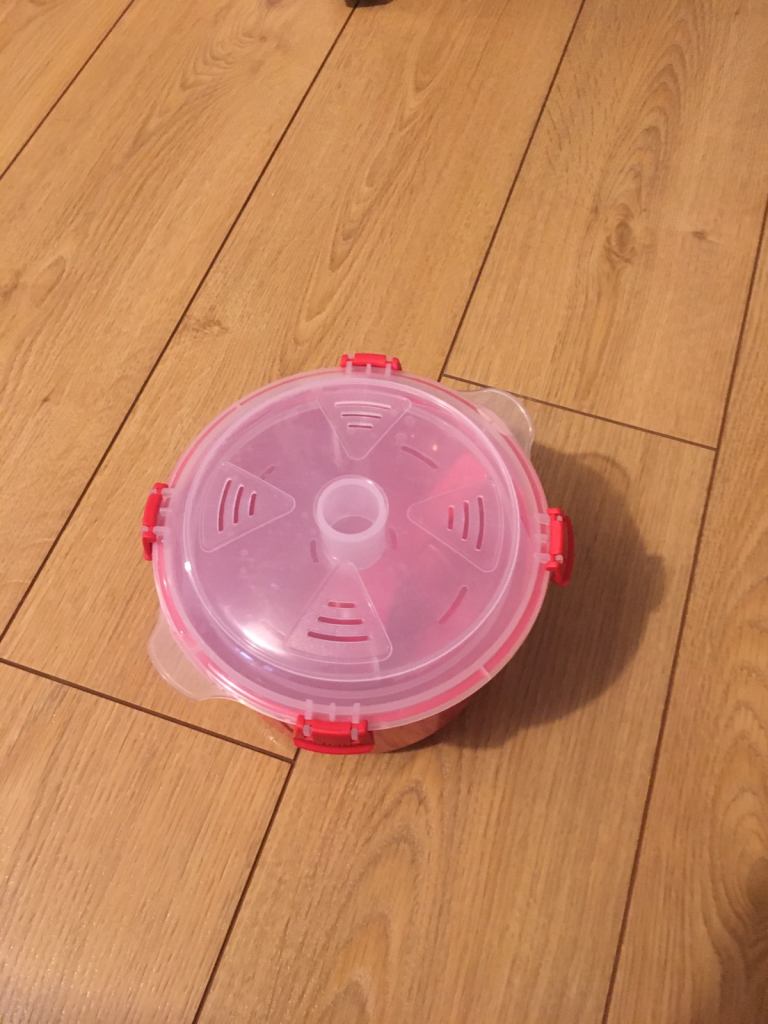 Red sistema microwave rice cooker 