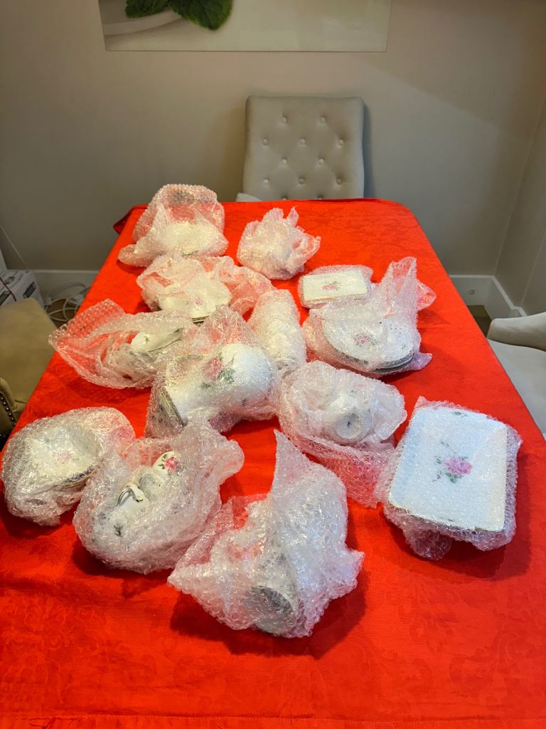 Meissen Antique complete china tea set 8 persons