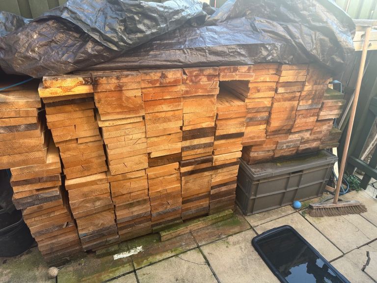 Scaffold boards- fire wood