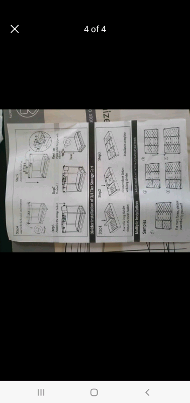 SPACEKEEPER Under Sink Storage Shelf,2 Tier Slide Out Under Cabinet