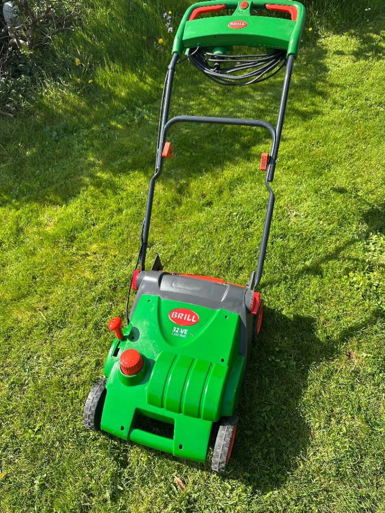 BRILL large electric scarifier aerator mower moss removal lawnmower power tools 