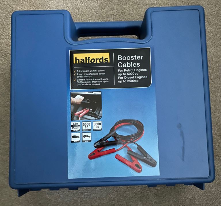 Heavy Duty Booster Cables / Jump Leads up to 5L