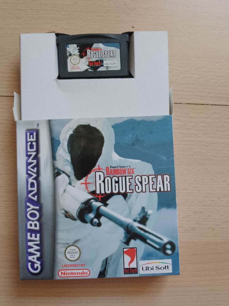 Nintendo Gameboy Advance Tom Clancy’s Rainbow Six Rogue Spear: Game/Box/Manual