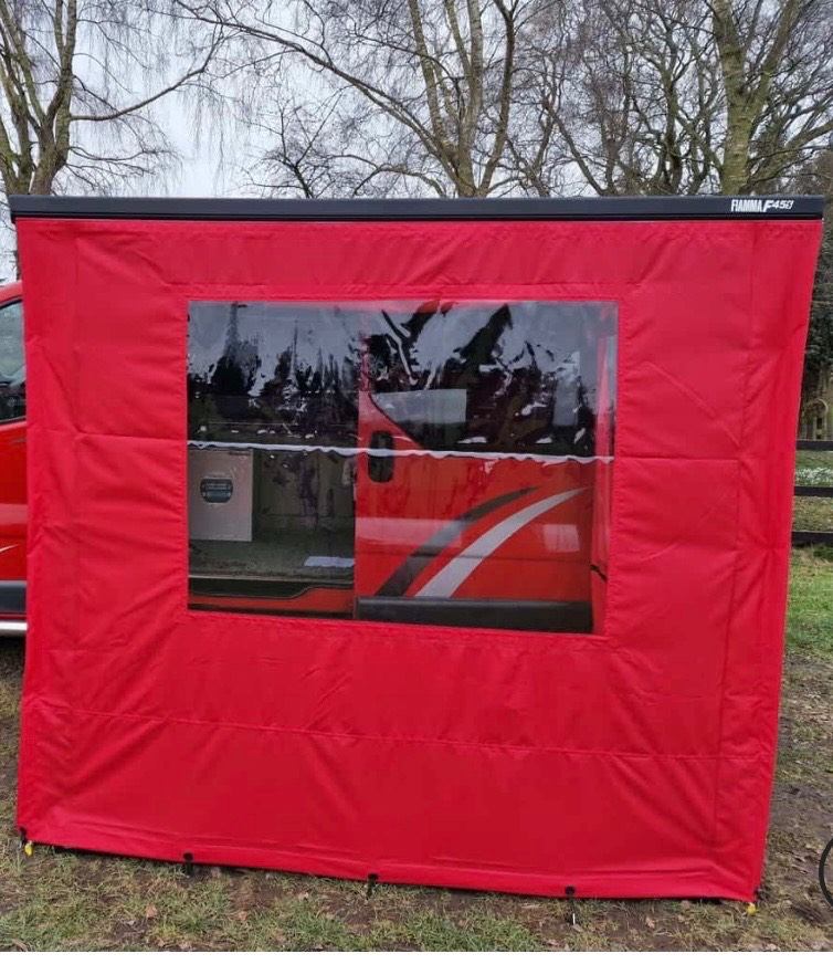 Red 2.3m Awning kit camping room