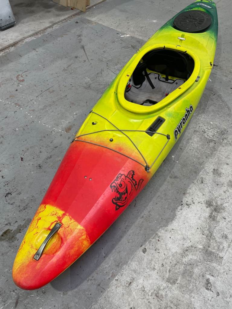 Pyranha Fusion 2 crossover kayak for white water or touring used - Large